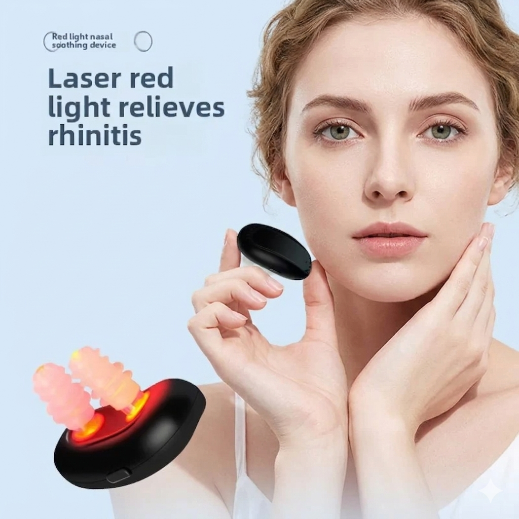 Bloomwings NasaClear Pro Cordless Red Light Nasal Therapy Device Rhinitis Relief